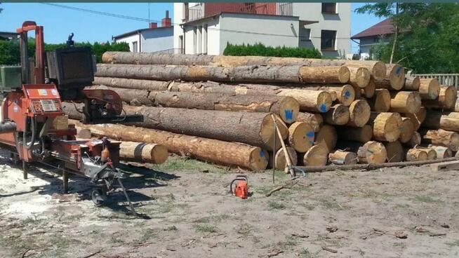 Tartak objazdowy spalinowy Przejezdny