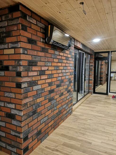 Płytki cięte ze starej rozbiórkowej cegły lica licówki