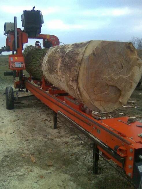 Tartak objazdowy spalinowy Przejezdny