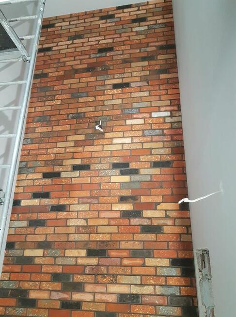 Płytki cięte ze starej rozbiórkowej cegły lica licówki