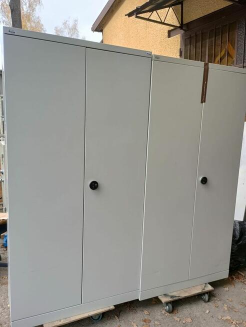 Szafa aktowa metalowa szara MALOW szafy aktowe metalowe