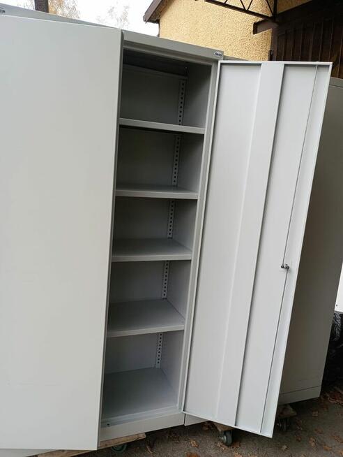 Szafa aktowa metalowa szara MALOW szafy aktowe metalowe