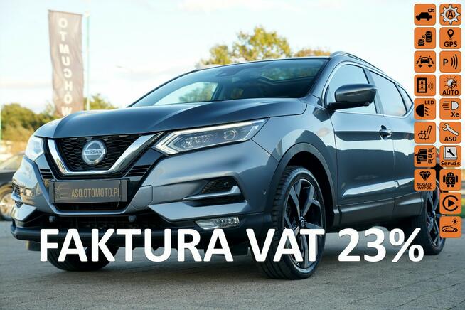 Nissan Qashqai TEKNA SKÓRA nawi 4 KAMERY line asist PANORAMA grzane fotele FUL LED