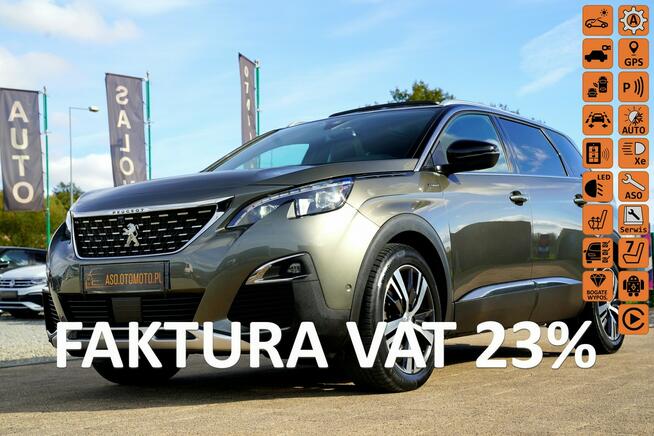 Peugeot 5008 GT kamery Skora Nawi PANORAMA blis FUL LED grzane fotele FOCAL hak max