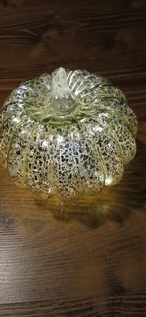 Lampa ozdobda led .szkło