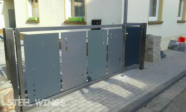 Bramy, furtki, balkony, balustrady ze stali nierdzewnej