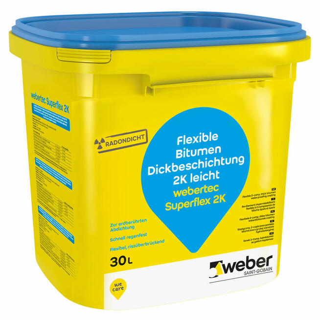 webertec Superflex 2K - do hydroizolacji z gruntem