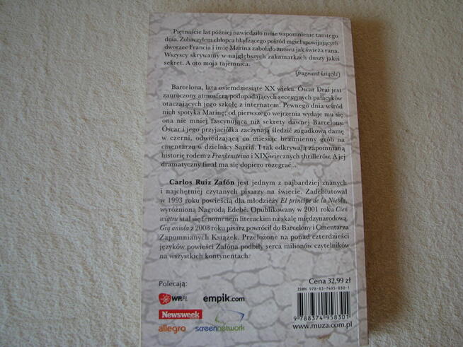 Carlos Ruiz Zafon Marina