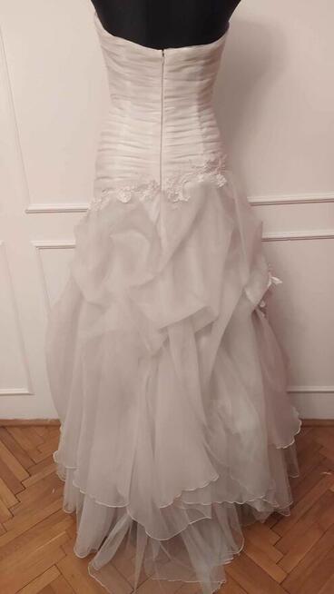 Sukienka ślubna Tanio biała rozmiar 38-40