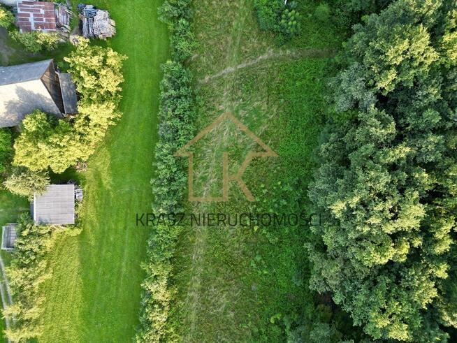 Piękna działka budowlna przy lese 18 ar w Lipniku