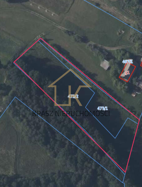 Piękna działka budowlna przy lese 18 ar w Lipniku