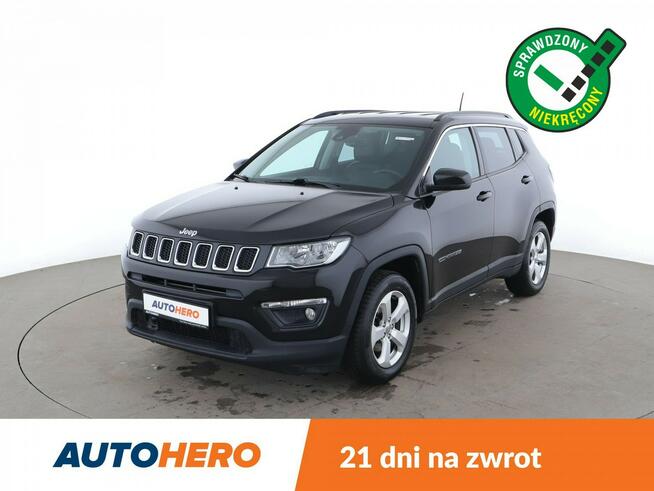 Jeep Compass 1.4M-Air Longitude Klimatyzacja Tempomat Nawigacja Półskóra Kamera PDC