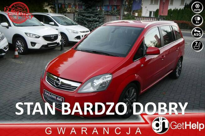 Opel Zafira 1.7d 7os Xenon Navi Stan b.dobry bezwypadkowy Gwarancja 12m z Niemiec