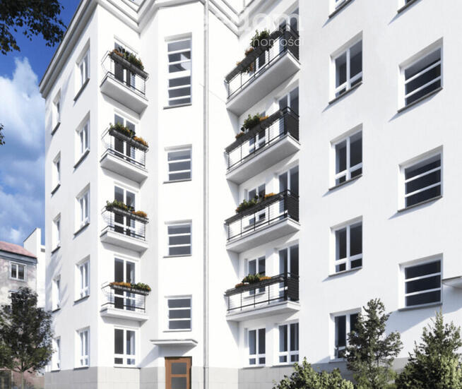 Nowoczesna kawalerka w przedwojennej kamienicy