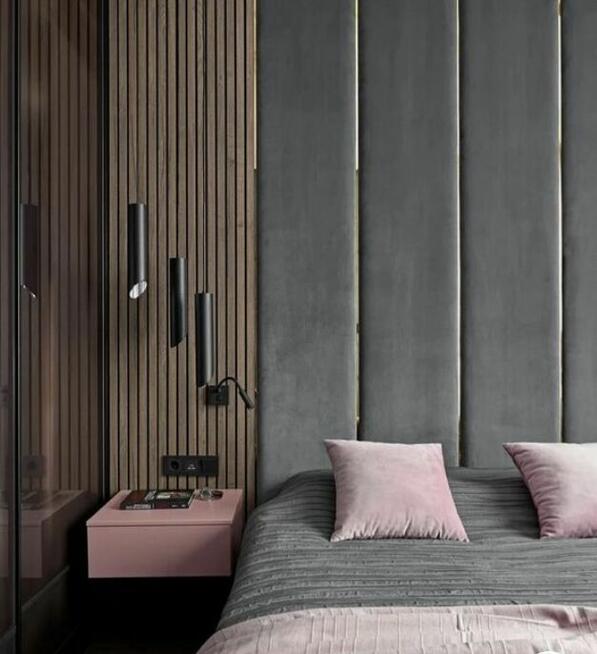 Panele tapicerowane XXL / Pionowe Pasy