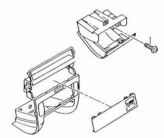 Panel środkowy popielniczka Seat Leon 1M