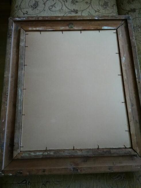 Stary przedwojenny pejzaż górski sygnowany I.Trusz