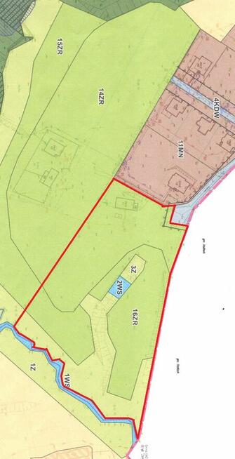 Urokliwy, duży teren budowlano-rekreacyjny w Cieszynie.