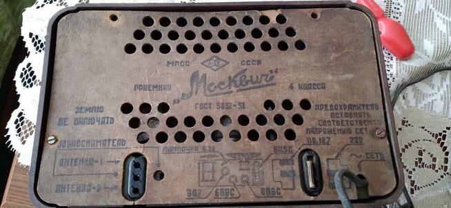 Sprzedam odbiornik Lampowy CCCP. MOSKWICZ