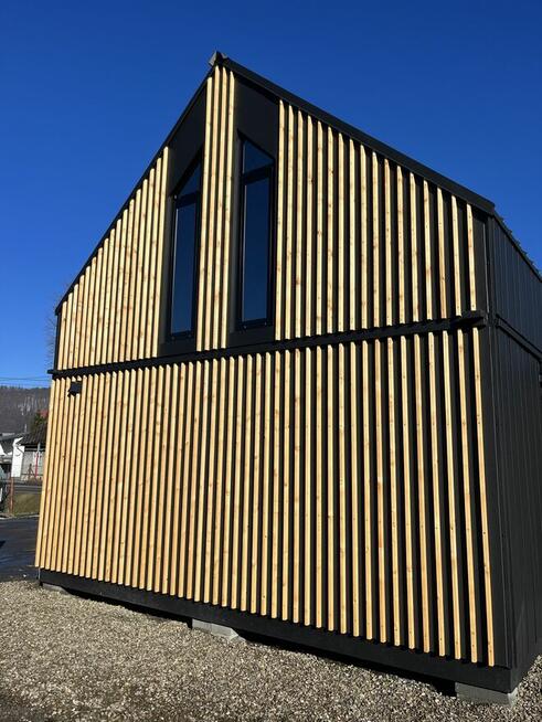 Dom modułowy z antresolą, bez pozwolenia na budowę