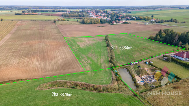 Działka inwestycyjna Olsztynek - Mierki