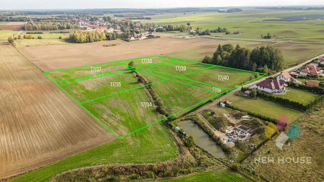 Działka inwestycyjna Olsztynek-Mierki