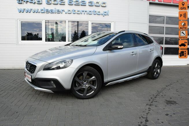 Volvo V40 Cross Country 1.6 D2 100% bezwypadkowy Serwis Skóra Kamera Navi Euro-5 128 tys.km.