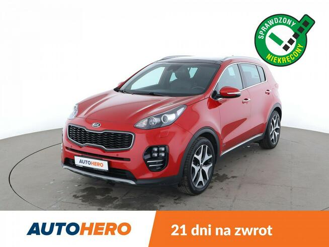 Kia Sportage GT Line, automat, 4x4, 177KM, skóra, panorama, navi, kamera i czujnki