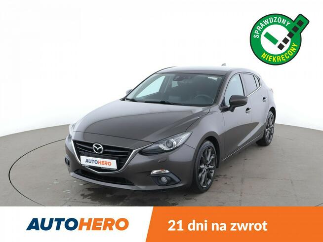 Mazda 3 bi-xenon, navi, klima auto, kamera i czujniki parkowania, grzane fotel