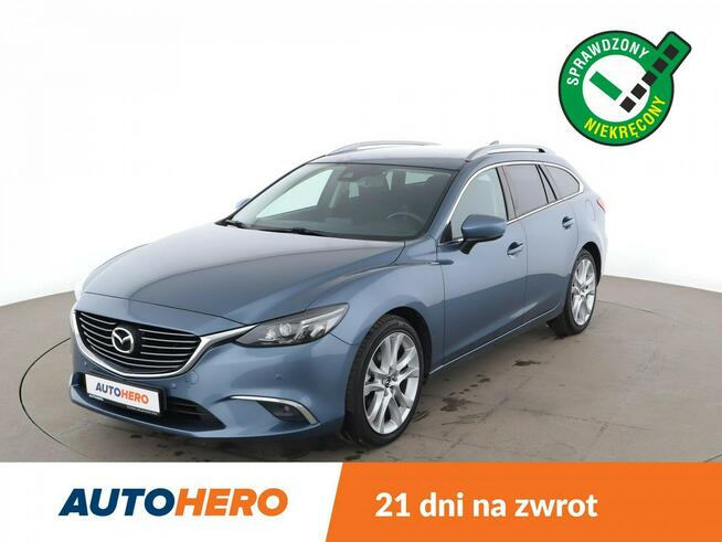 Mazda 6 navi, klima auto, kamera i czujniki parkowania, grzane fotele, BOSE