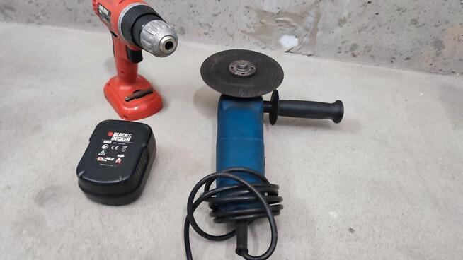 Wiertarko - wkrętarka i szlifierka kątowa