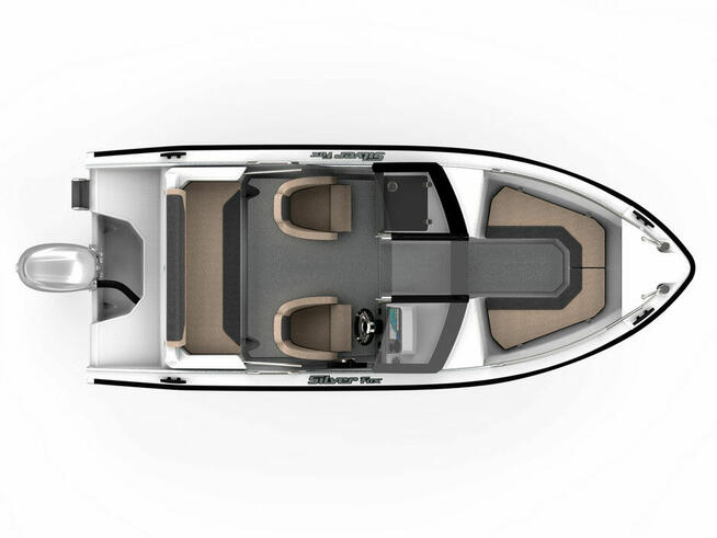 Silver Fox BR > Łódź motorowa motorówka bowrider AluFibre