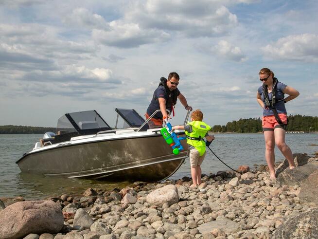 Silver Fox BR > Łódź motorowa motorówka bowrider AluFibre