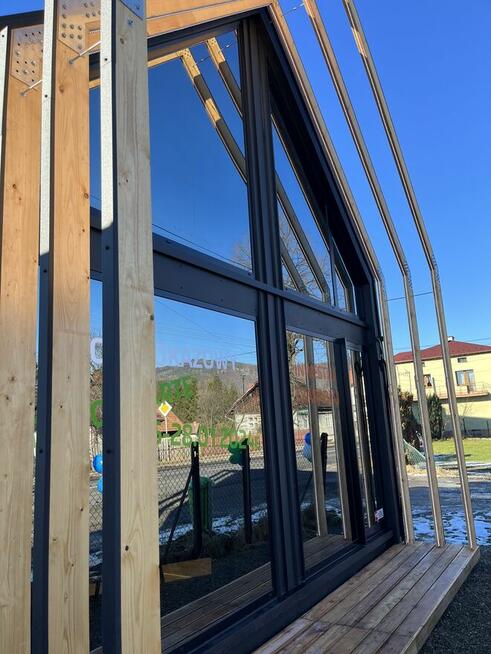 Dom modułowy z antresolą, bez pozwolenia na budowę