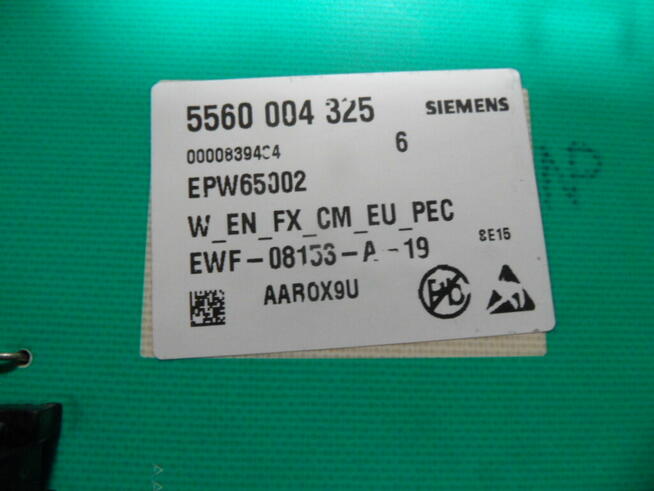 programator pralki siemens WM12A162PL