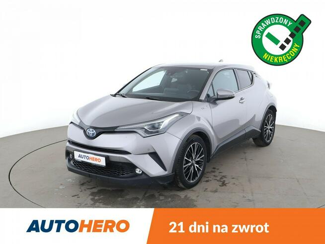 Toyota C-HR hybryda automat kamera navi ACC grzane fotele półskóra Bluetooth LED