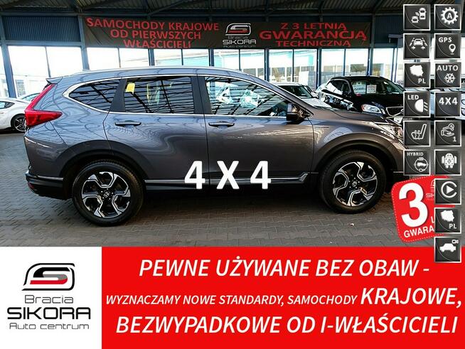 Honda CR-V HYBRID 4x4 2,0 184km 3Lata GWARANCJA I-wł Kraj Bezwyp Led ACC Skóra