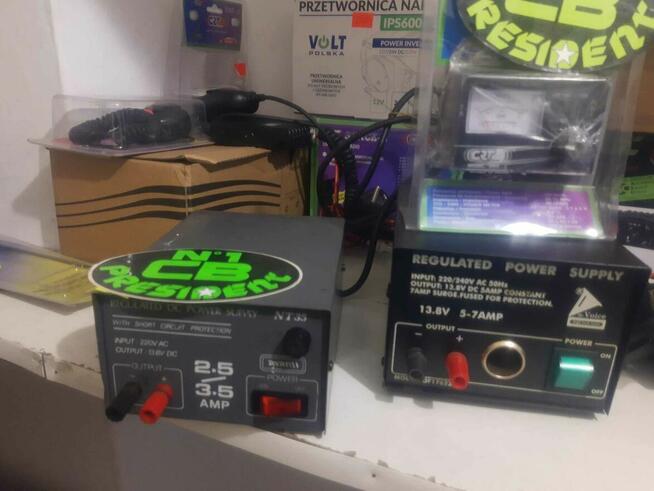 Zasilacz 13,8V 3A 5 6 8 10 12A Przetwornica do CB radia ZS10