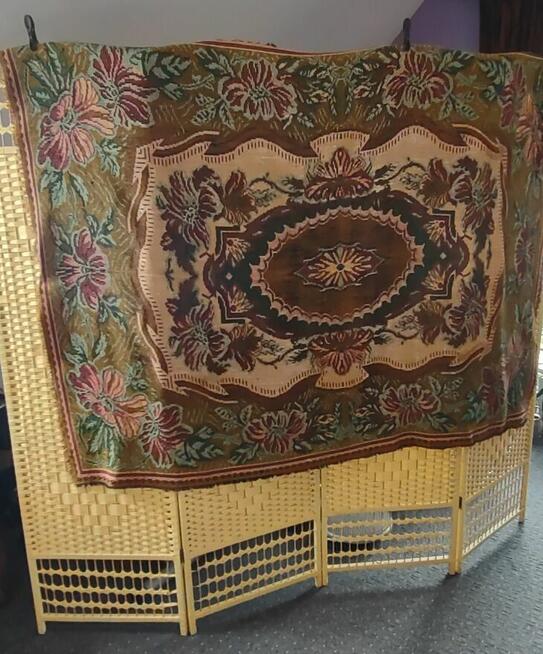 Stary pastelowy barokowy wzór kilim kobierzec gratis wysyłka