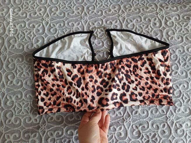 Seksi top w panterkę, XL