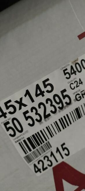 Skandynawskie drewno konstrukcyjne C24 45x145