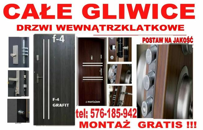 DRZWI zewnętrzne drewniane i metalowe z montażem WEJŚCIOWE