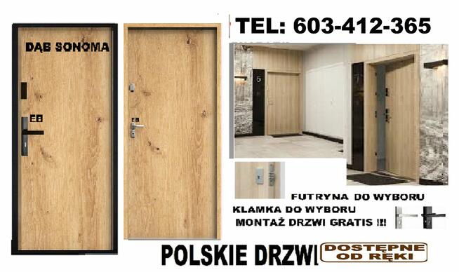 Drzwi zewnętrzne wejściowe z montażem antywłamaniowe