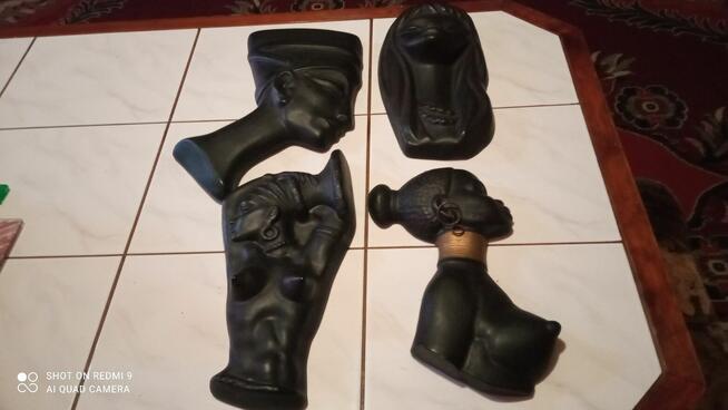 4 stare figurki gipsowe z lat 80 sprzedam