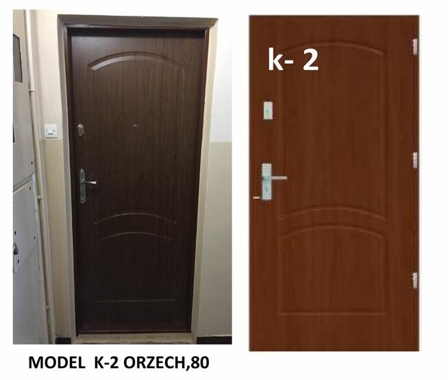 Drzwi zewnętrzne wejściowe antywłamaniowe z montażem