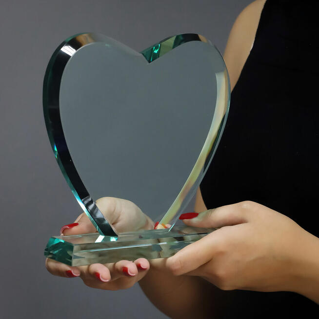 Statuetka Szklana Ze Zdjęciem 50 Rocznica Ślubu Prezent