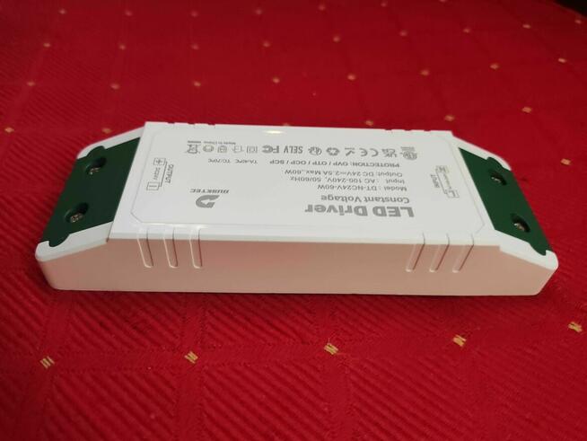 Zasilacz LED DUSKTEC 24V 60W Transformator do Lampy taśm LED
