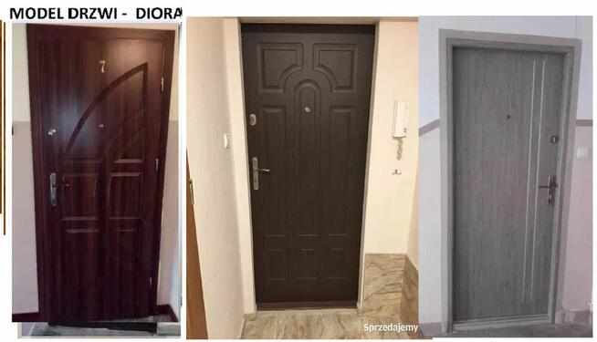 Drzwi zewnętrzne wejściowe ocieplone z montażem