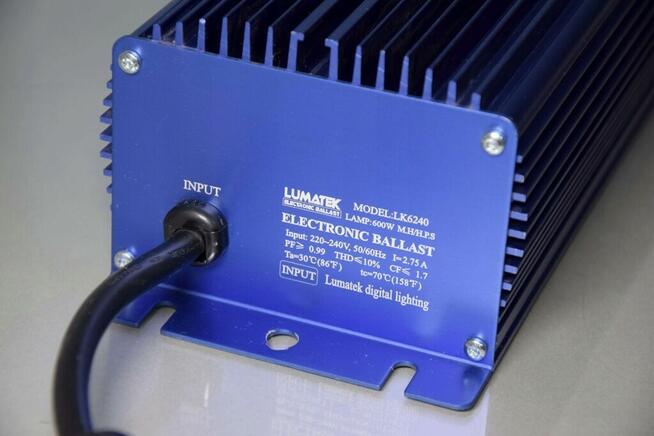 Cyfrowy Zasilacz LUMATEK LK6240 400W 600W 660W Balast do HPS