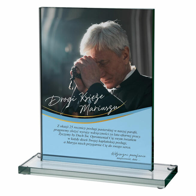 Statuetka Podziękowania Dla Księdza Prezent Za Posługę